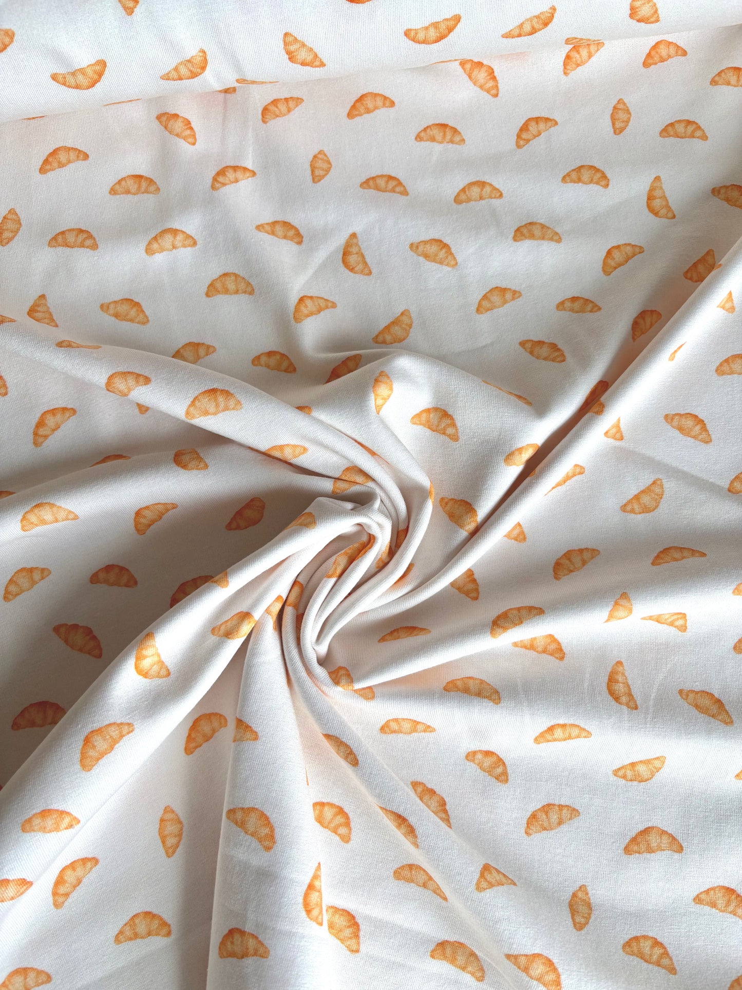 Morning Croissants Cotton Jersey