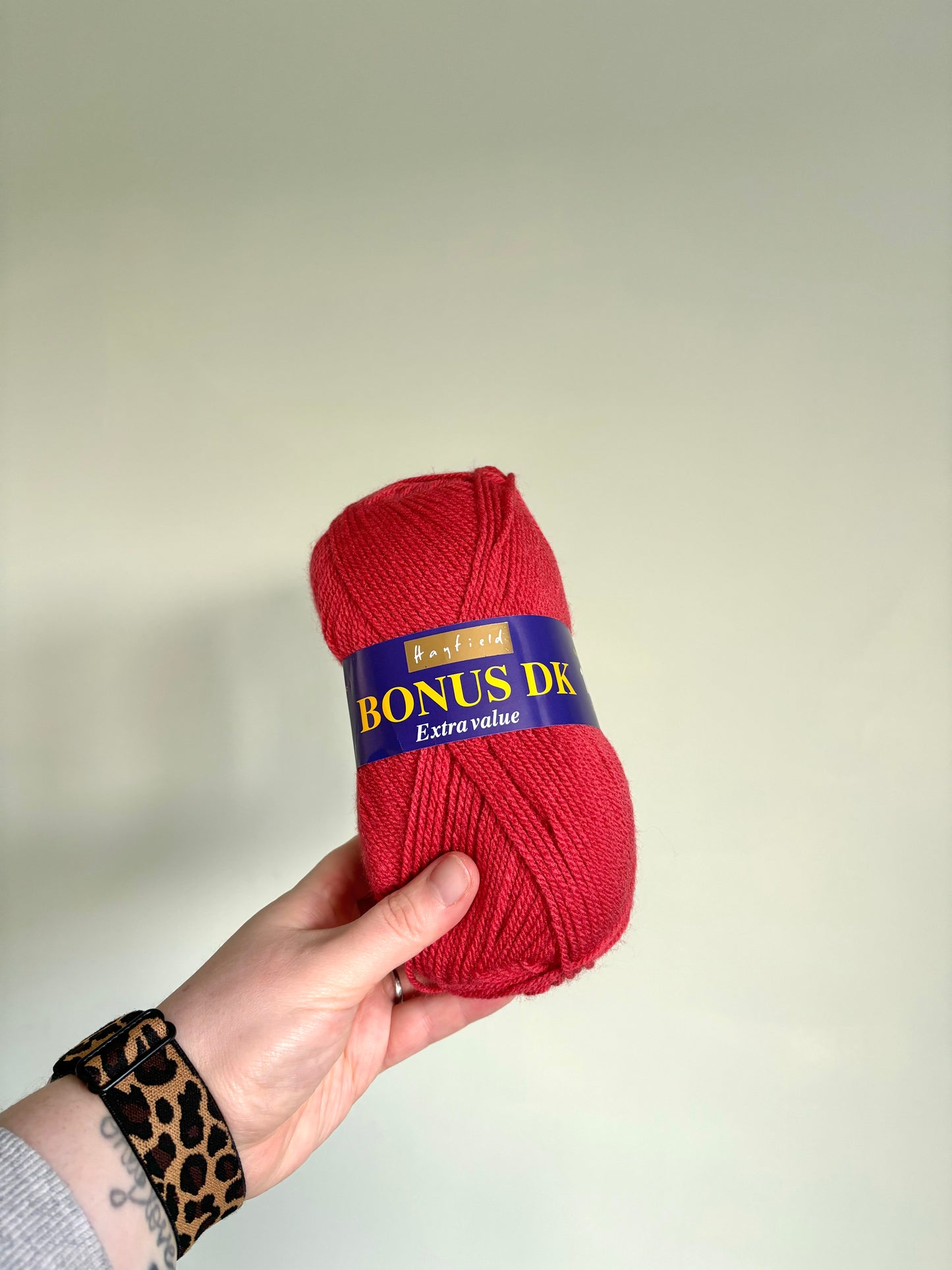 Hayfield Bonus DK Yarn - Soft Red