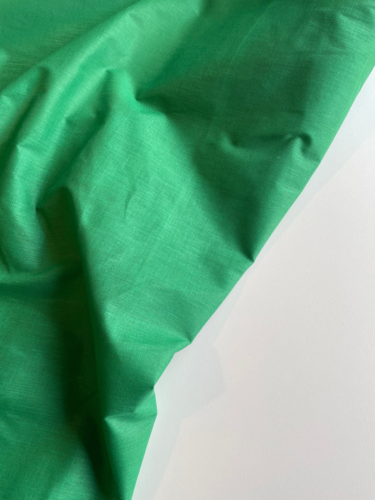 Deadstock Plain Polycotton - Green
