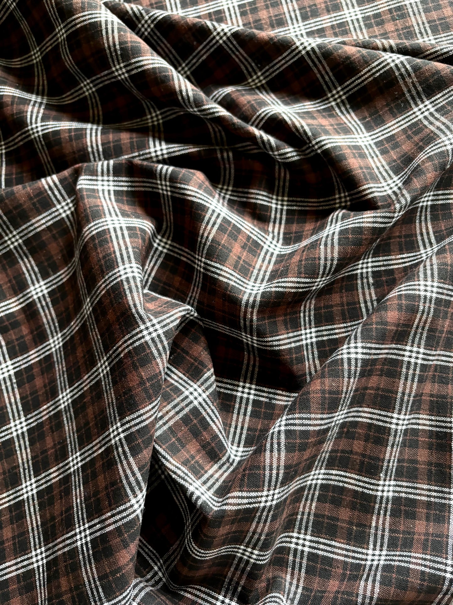 Brushed Check Polycotton