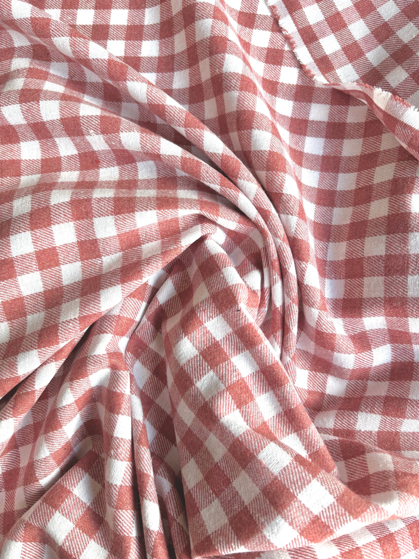 The Winnie PJs Kit - Pink Gingham Flannel