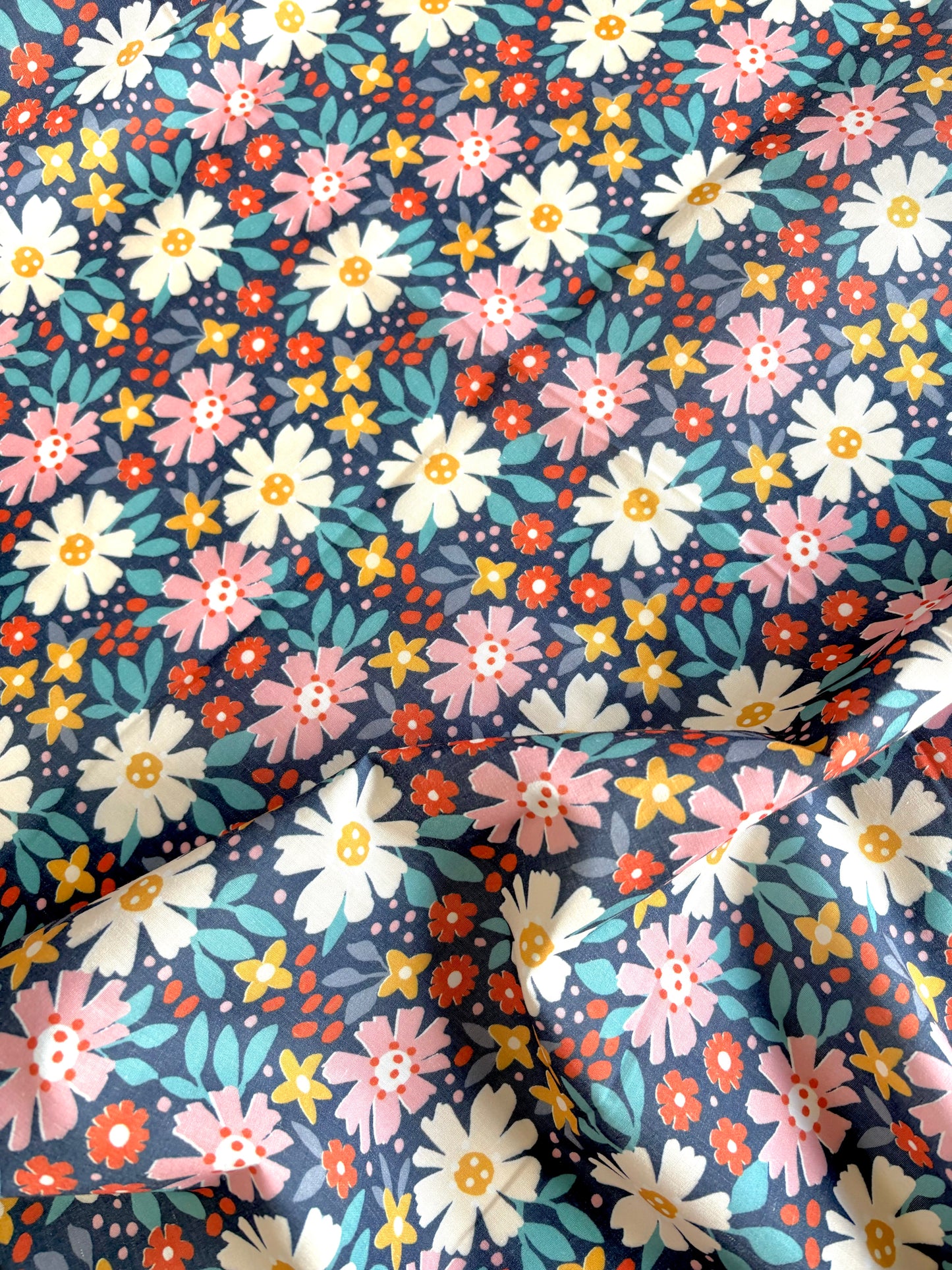 Shirred Dress Kit - Spring Flowers Polycotton
