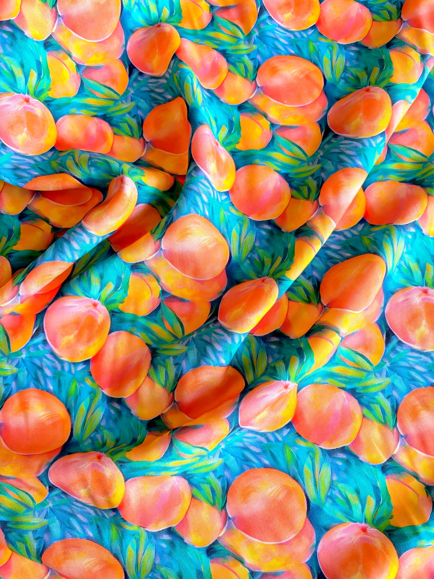 Georgia Peach Viscose - Little Johnny - REMANT - 295cm