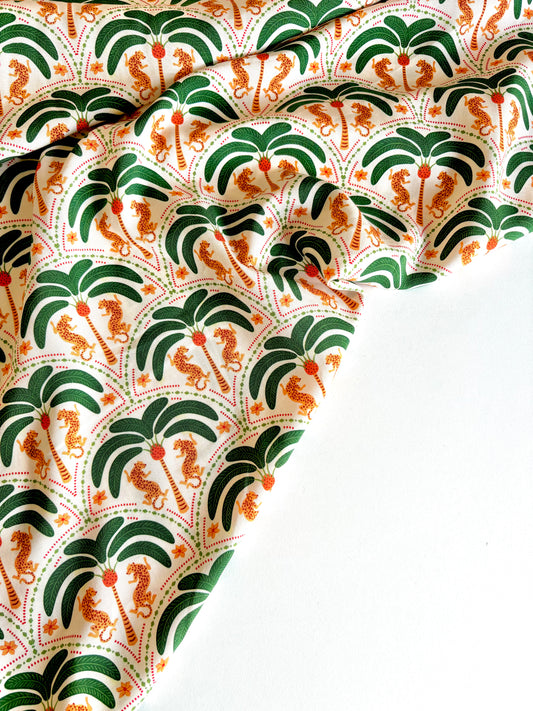Palm Tree Leopards Viscose - Little Johnny