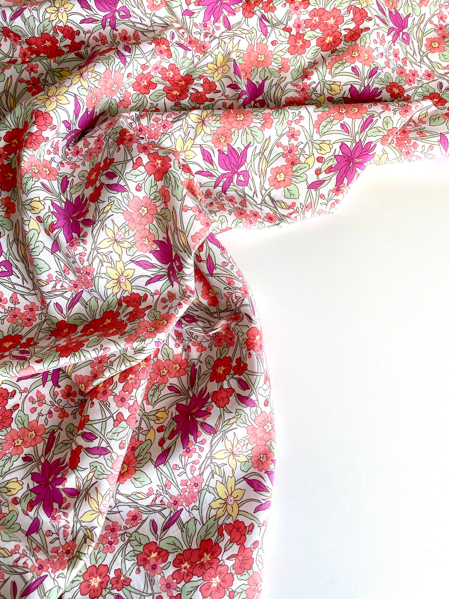 Summer Fields Cotton Poplin - REMNANT - 34cm x 147cm