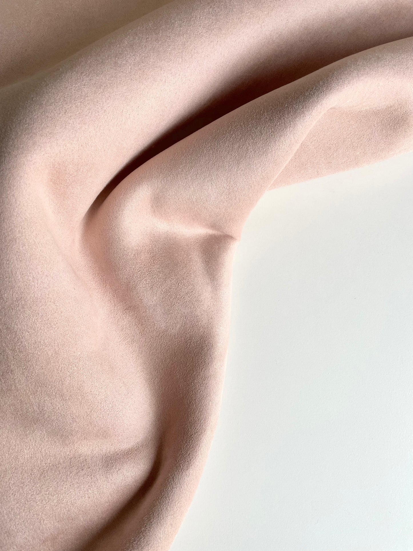 Sherpa Backed Suede - Pink