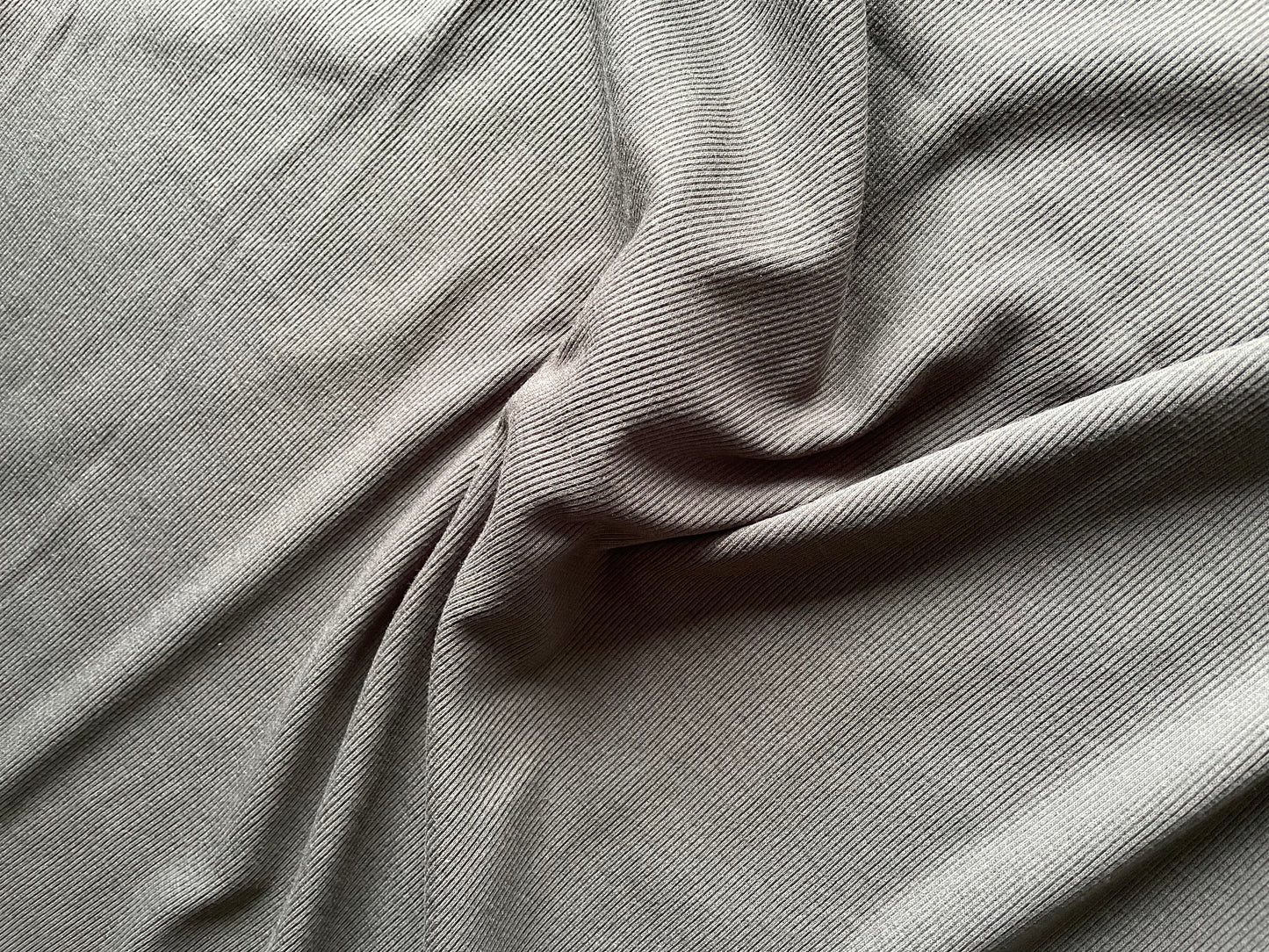 Ribbed Cotton Jersey - Dark Green