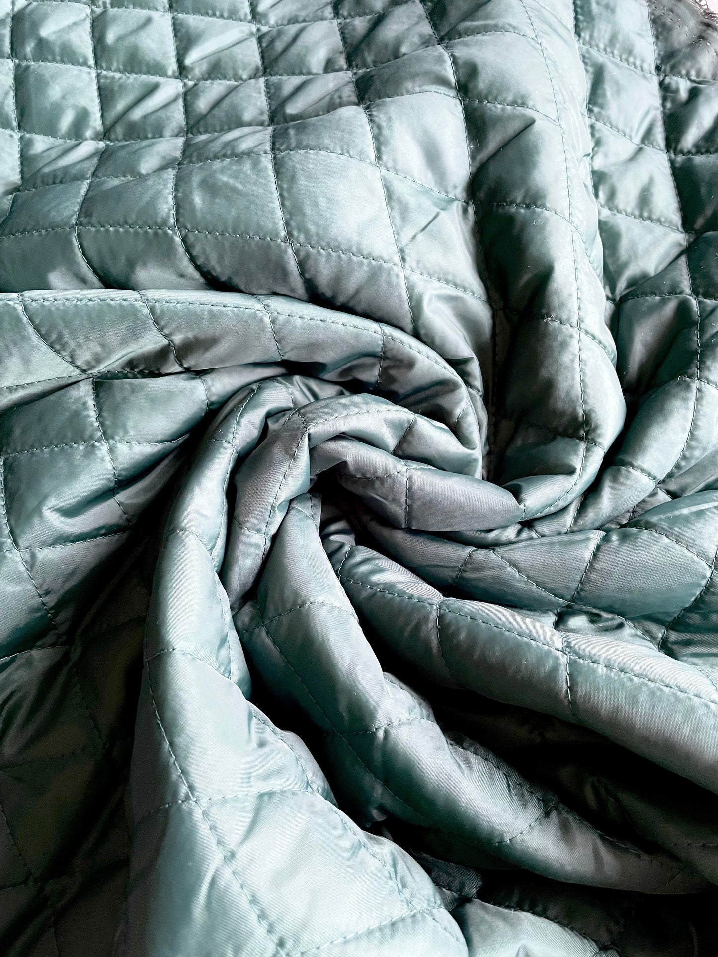 Quilted Coating - Green