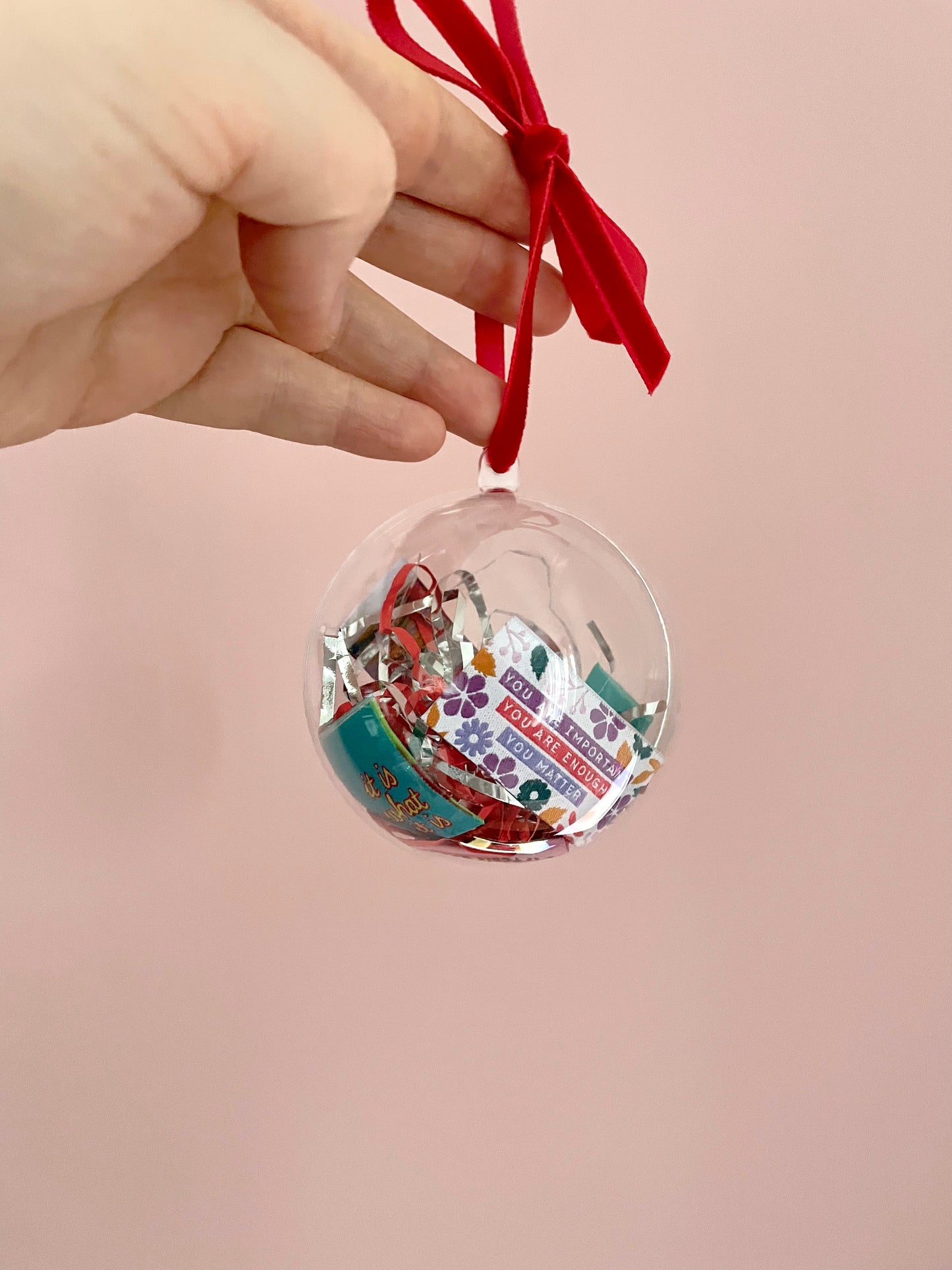 Festive Label Bauble