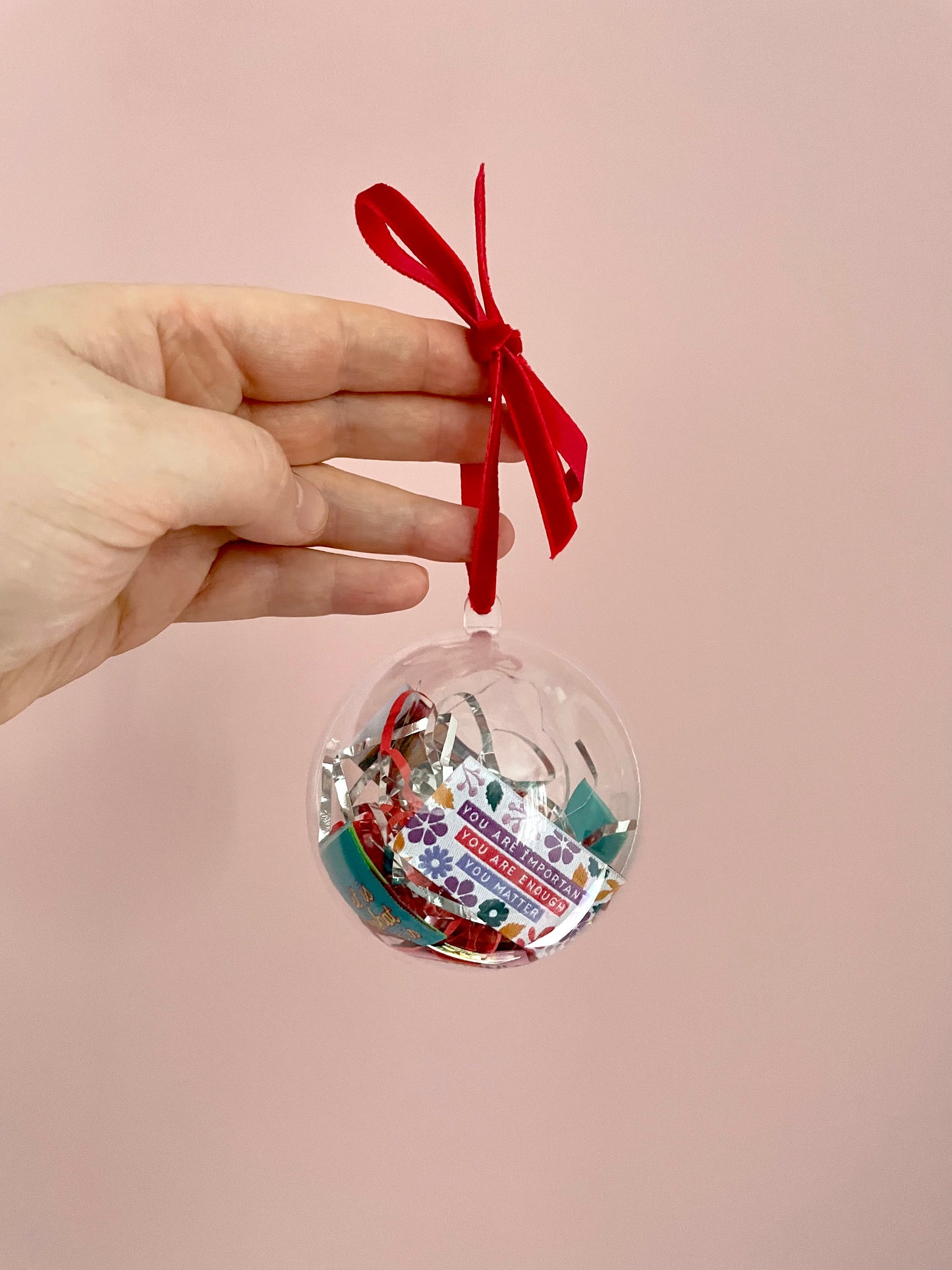 Festive Label Bauble