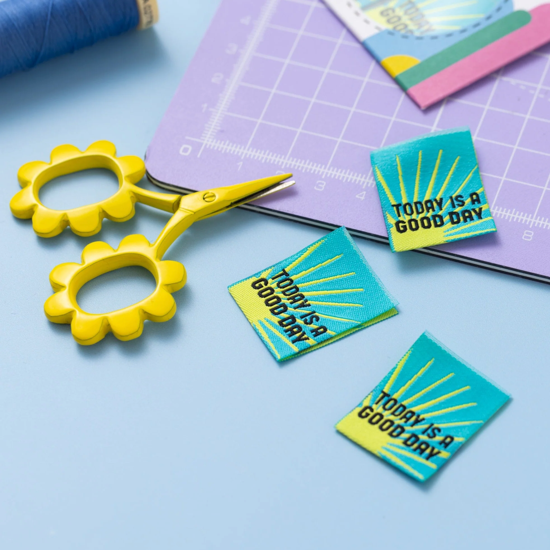 Today Is A Good Day Woven Labels - Little Rosy Cheeks