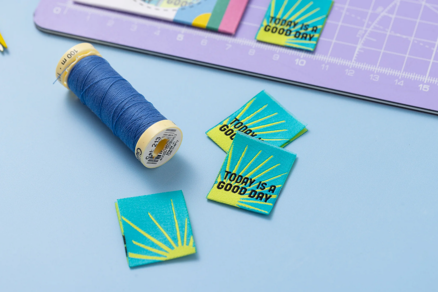 Today Is A Good Day Woven Labels - Little Rosy Cheeks