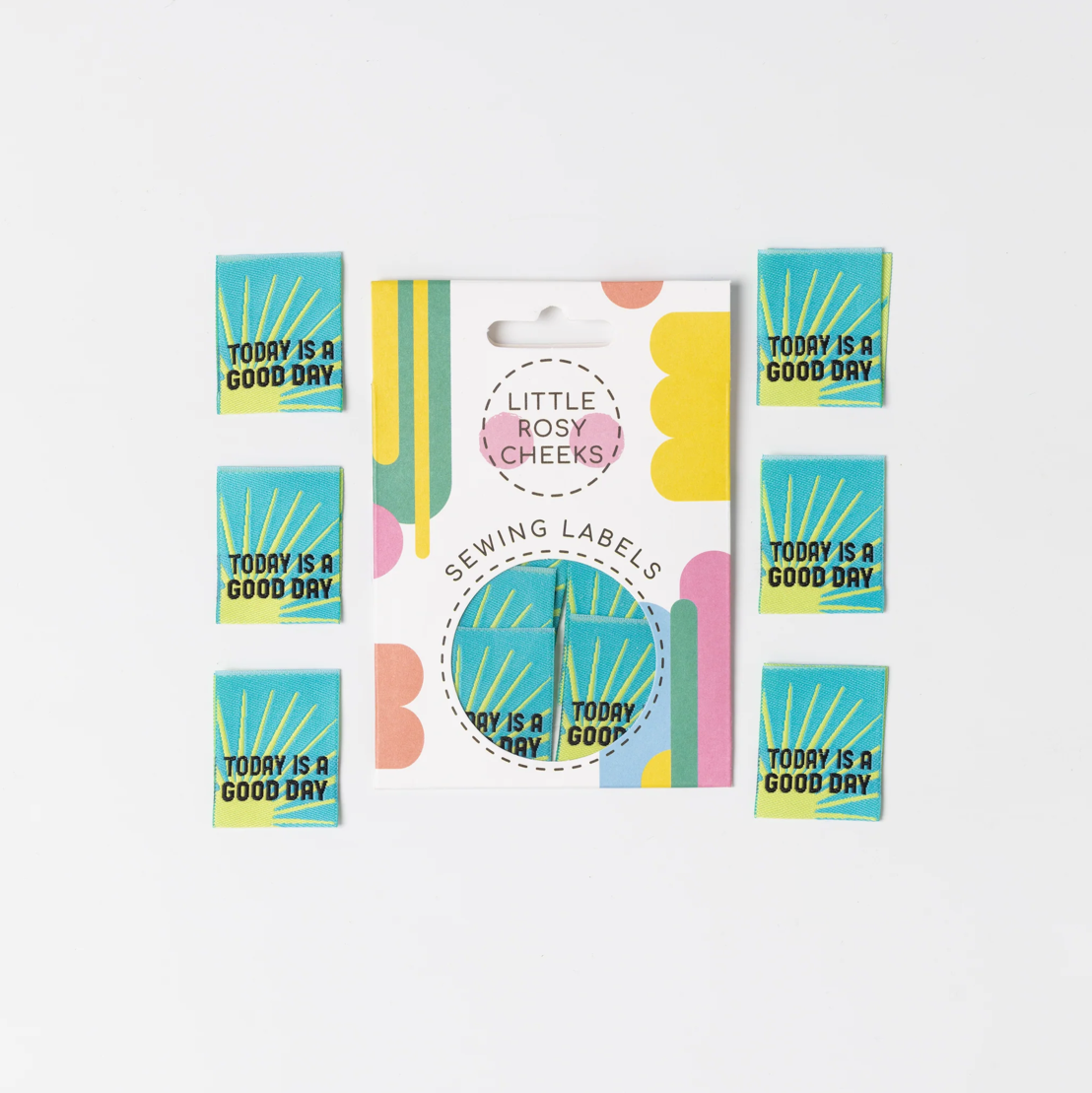 Today Is A Good Day Woven Labels - Little Rosy Cheeks