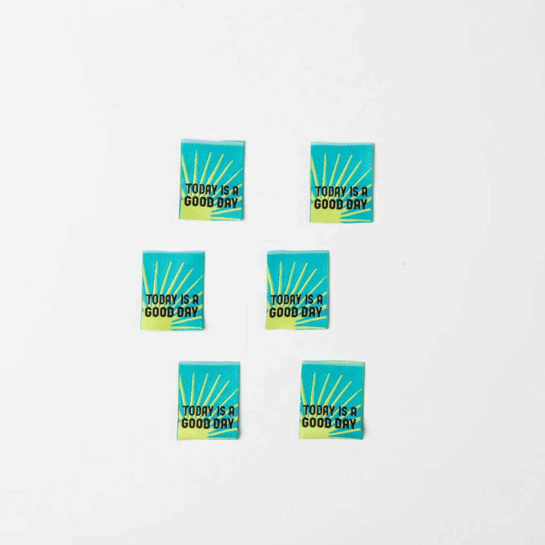 Today Is A Good Day Woven Labels - Little Rosy Cheeks