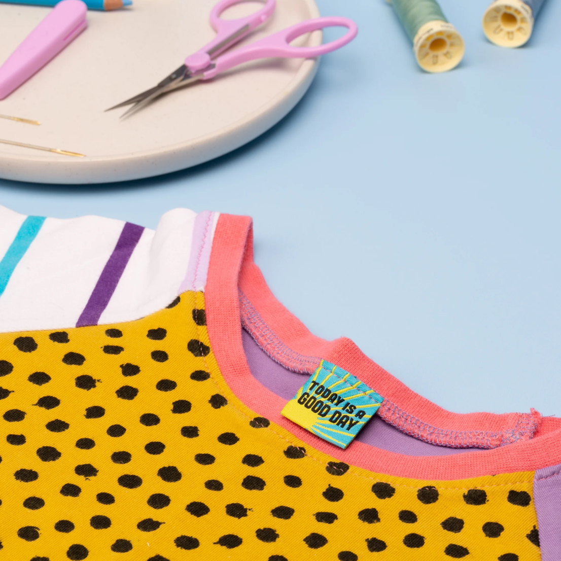 Today Is A Good Day Woven Labels - Little Rosy Cheeks