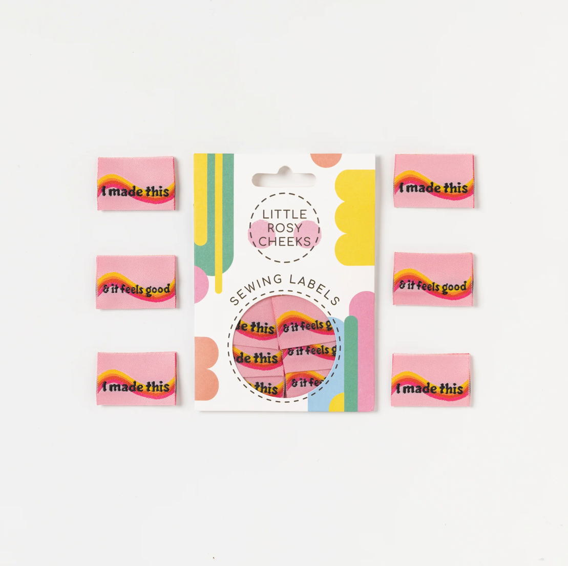 It Feels Good Woven Labels - Little Rosy Cheeks
