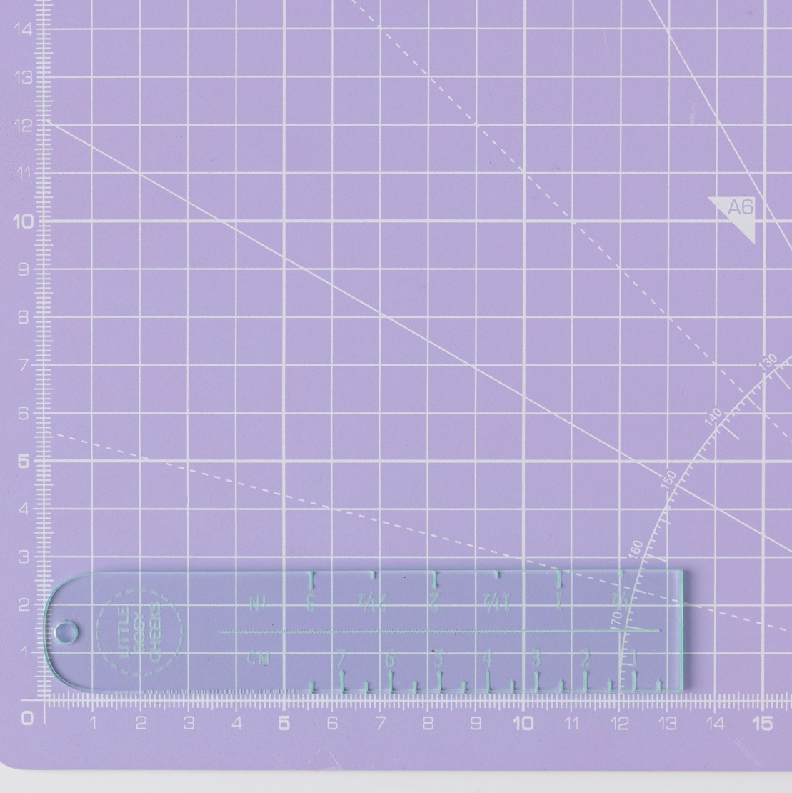 Label Placement Ruler - Little Rosy Cheeks