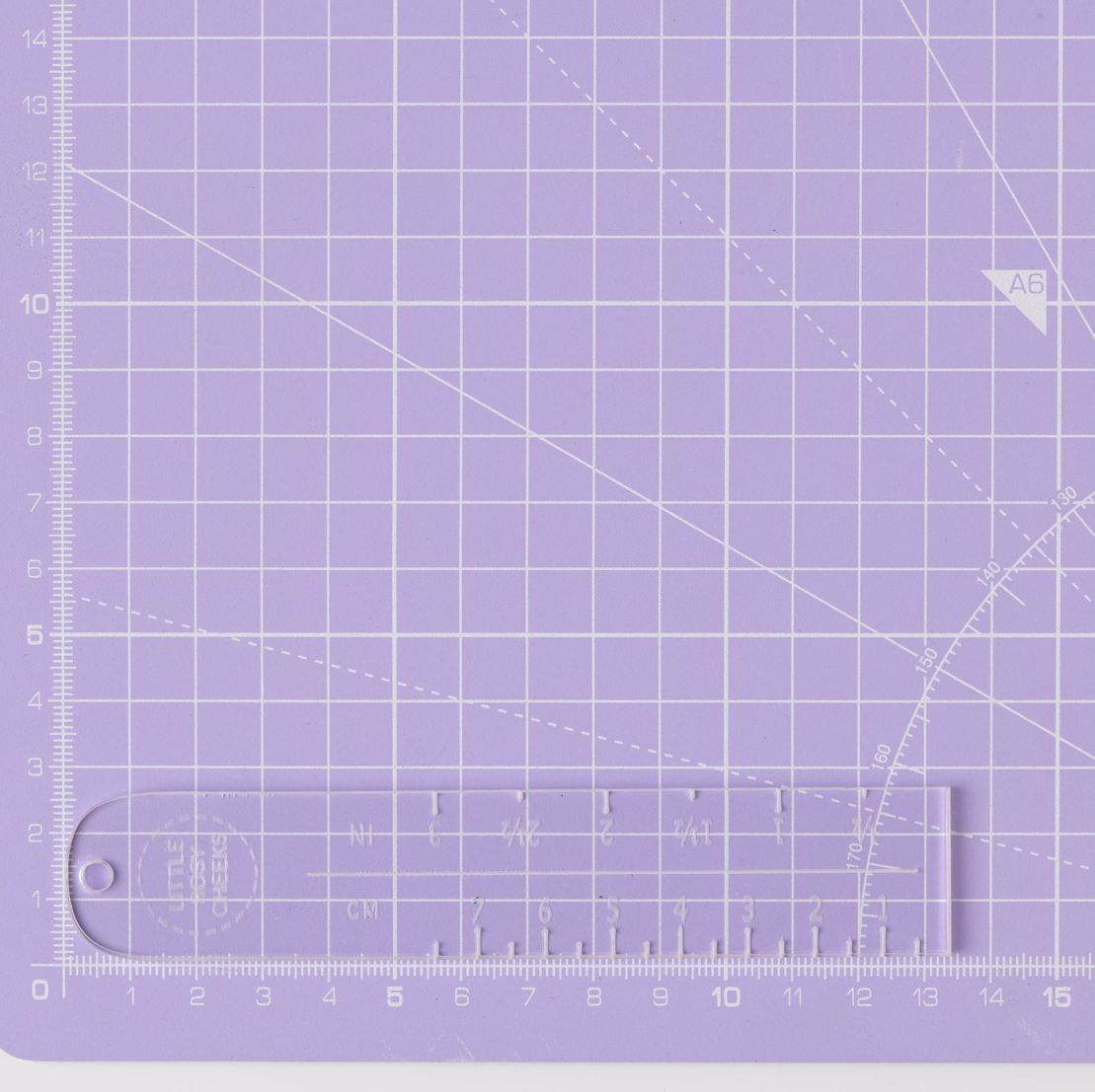 Label Placement Ruler - Little Rosy Cheeks