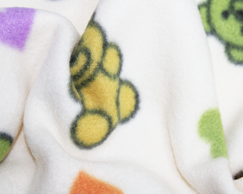 Gummy Bears Polar Fleece - REMNANT - 110cm