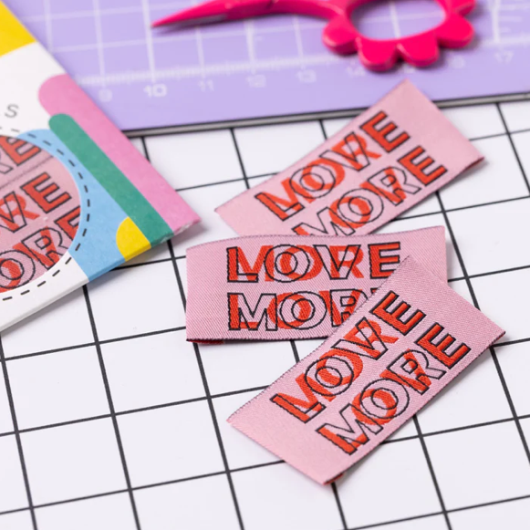 More Love Woven Labels - Little Rosy Cheeks