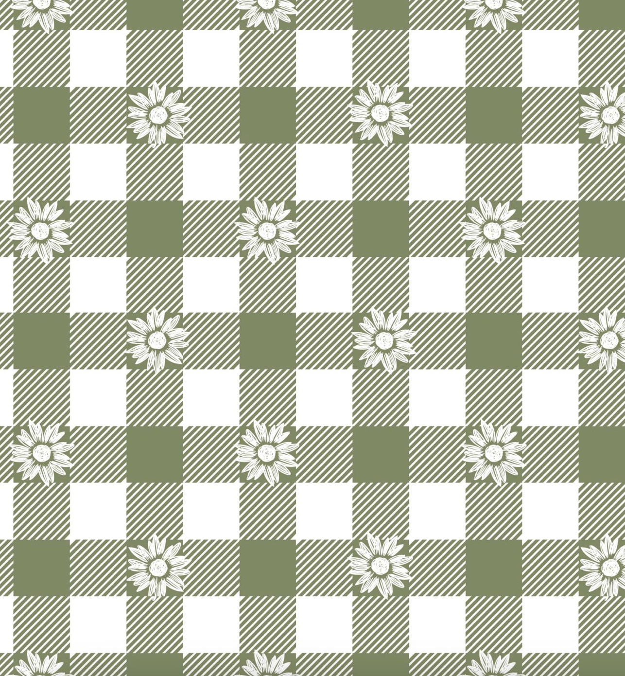 Adrienne Blouse Kit - Daisy Gingham Cotton Jersey - The Crafty Pie