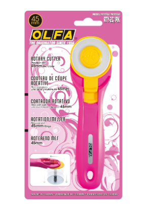 Olfa Rotary Cutter 45mm - Pink