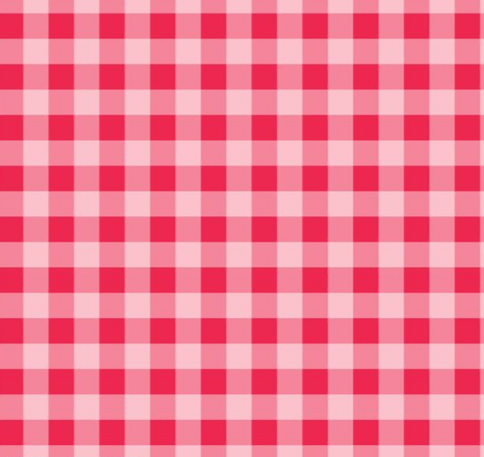Red & Pink Gingham Viscose - The Crafty Pie - REMNANT - 50cm