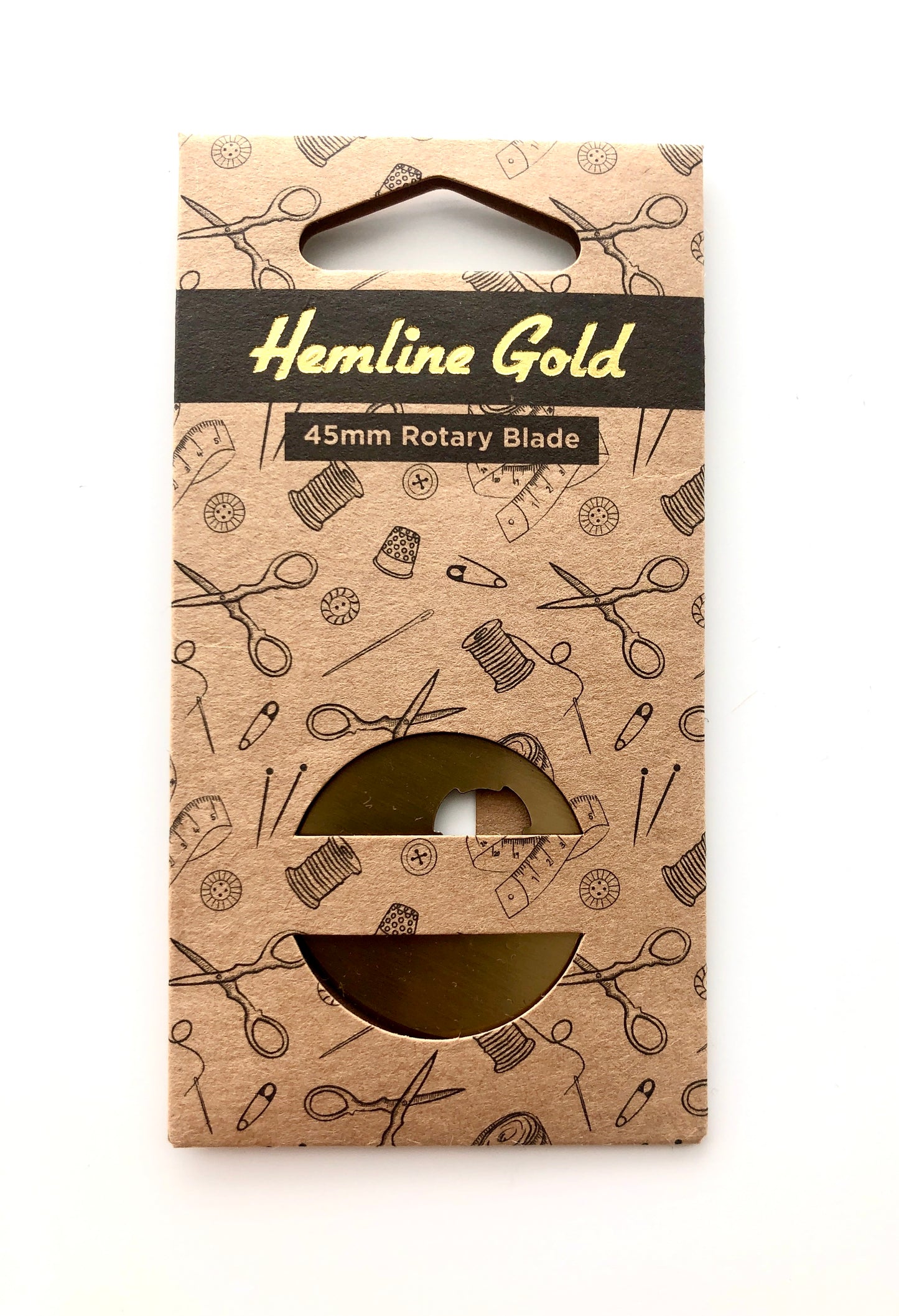 Brushed Gold Rotary Blade - 45mm