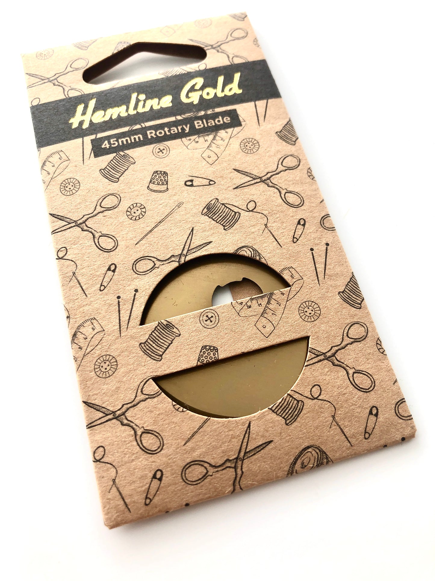Brushed Gold Rotary Blade - 45mm