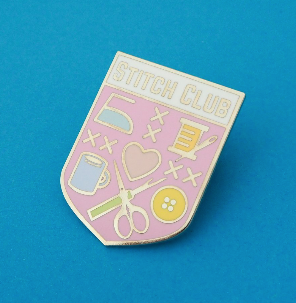 Pastel Stitch Club Enamel Pin - Hand Over Your Fairy Cakes
