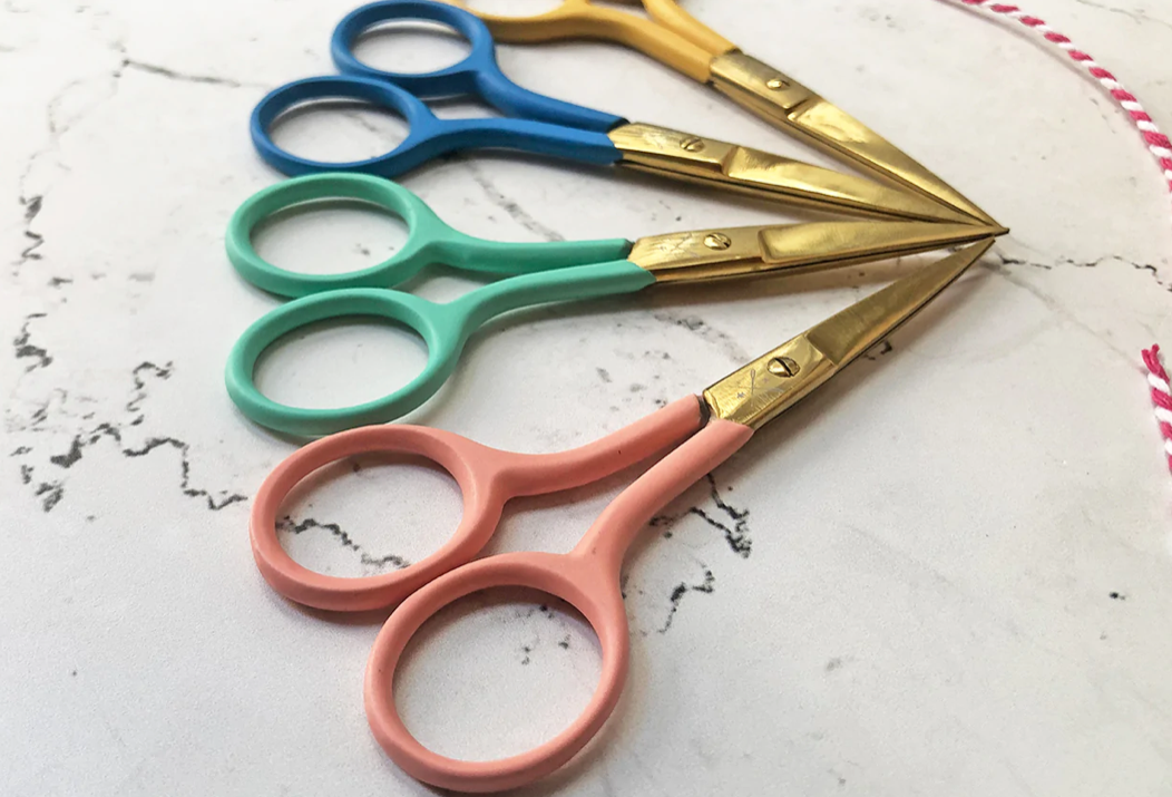 Colourful Embroidery Scissors - Chasing Threads