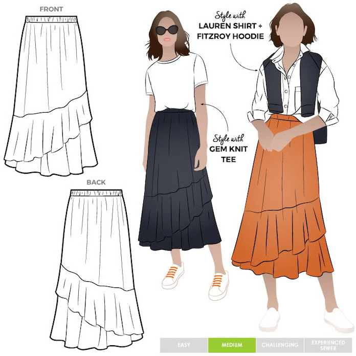 Sorrento Skirt - Style Arc