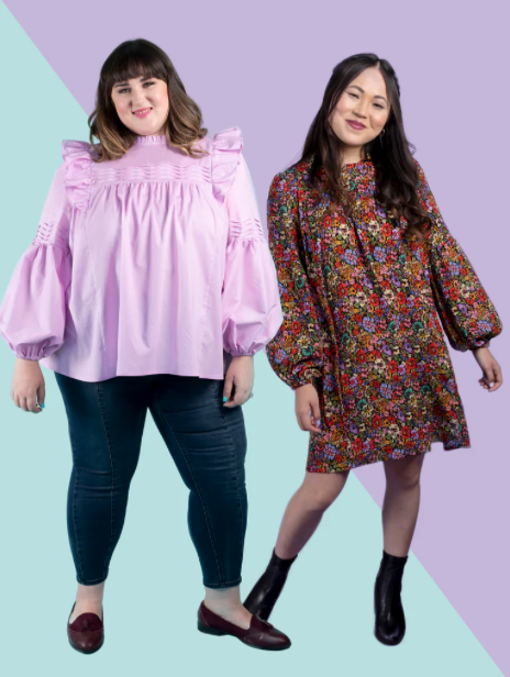 Marnie Blouse & Mini Dress - Tilly & The Buttons