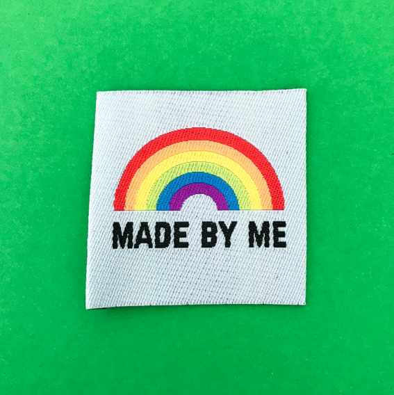 Made By Me Bright Rainbow Label - HOYFC