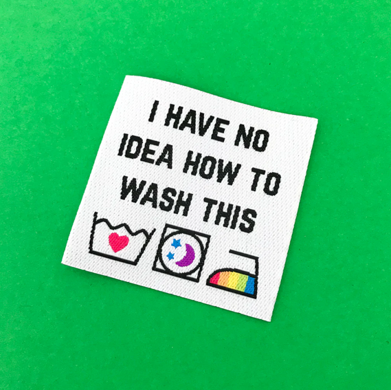 I Have No Idea How To Wash This Label - HOYFC