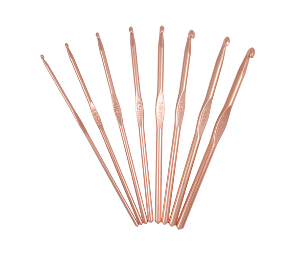 Crochet Hook Set - Rose Gold