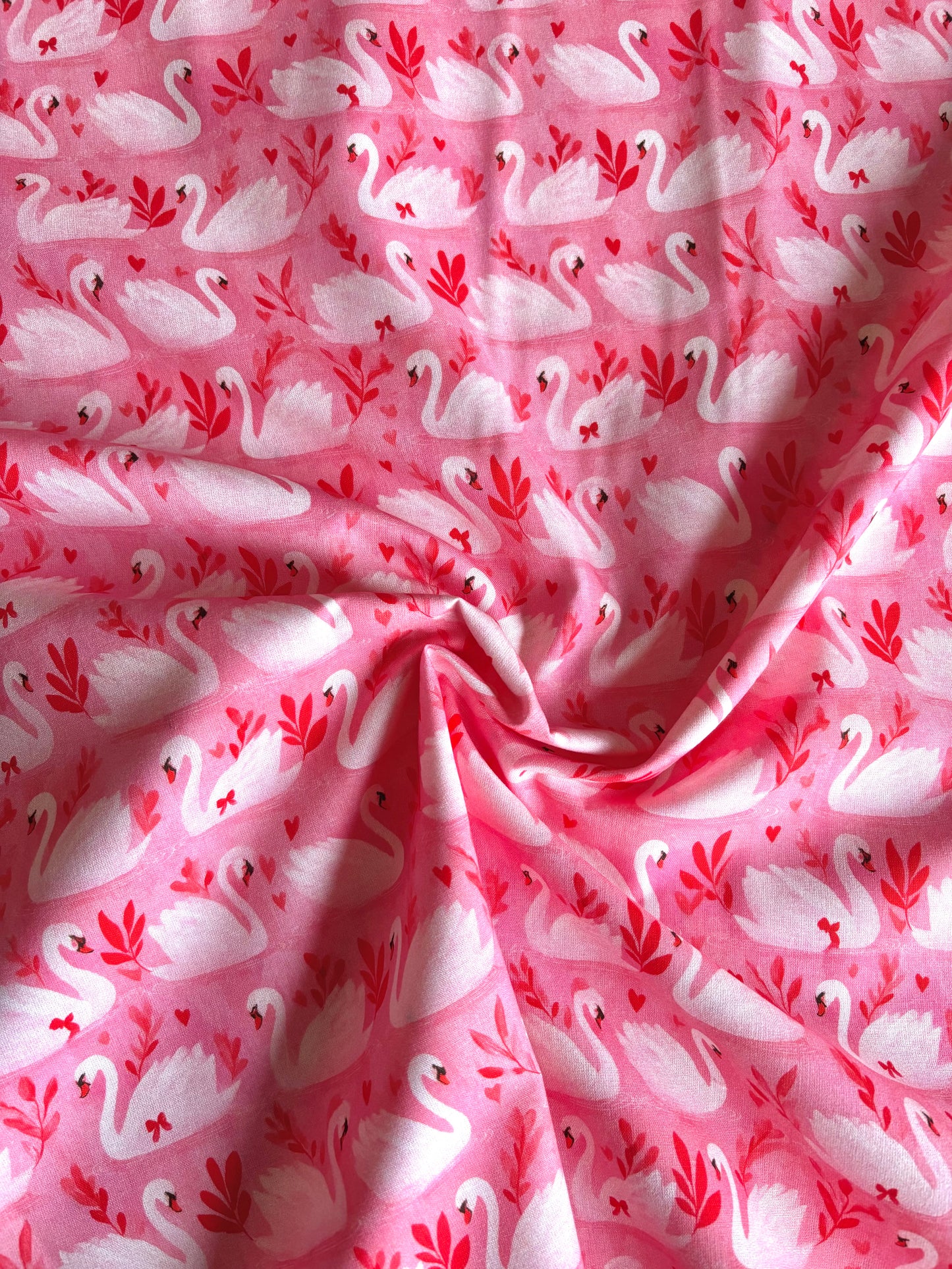 Valentine's Swans Cotton - Little Johnny