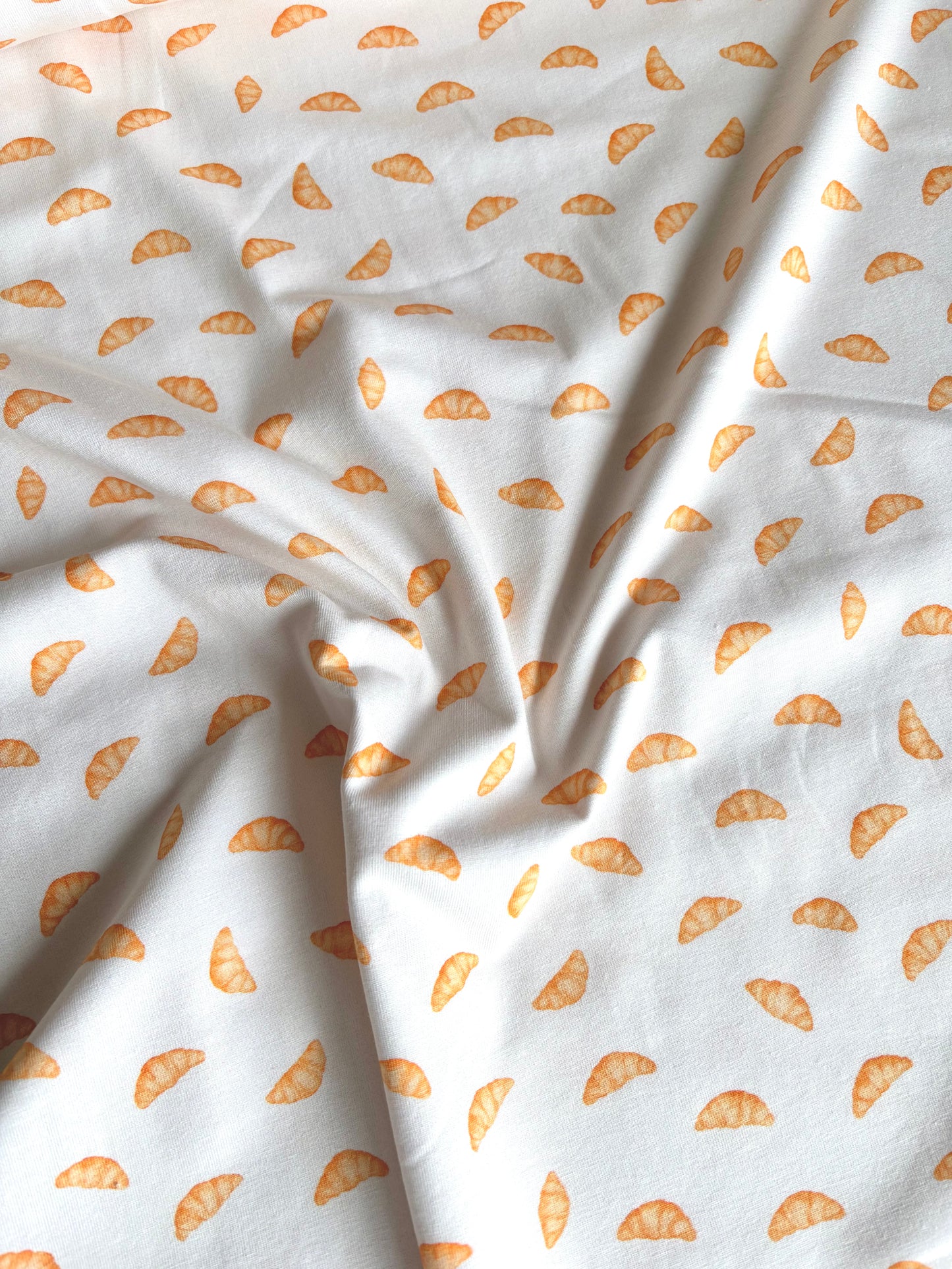 Morning Croissants Cotton Jersey