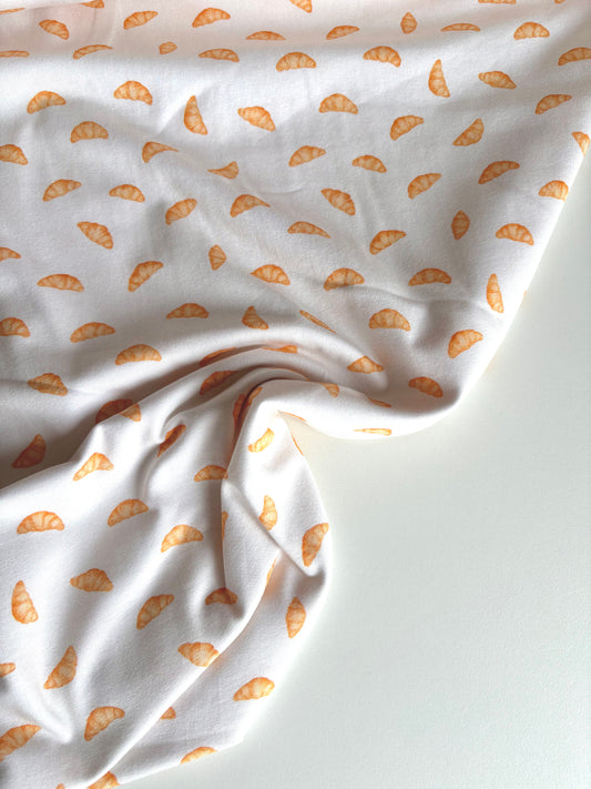 Morning Croissants Cotton Jersey