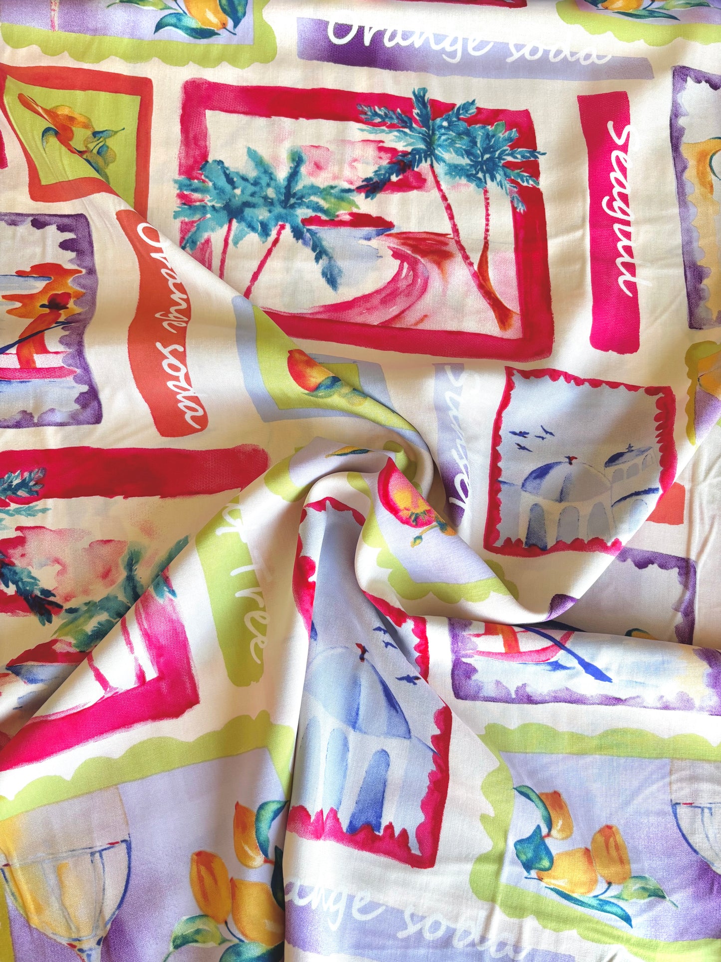 Summer Patchwork Viscose