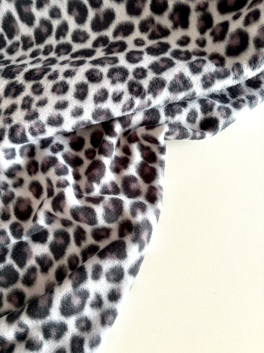 Leopard Print Polar Fleece - REMNANT - 130cm