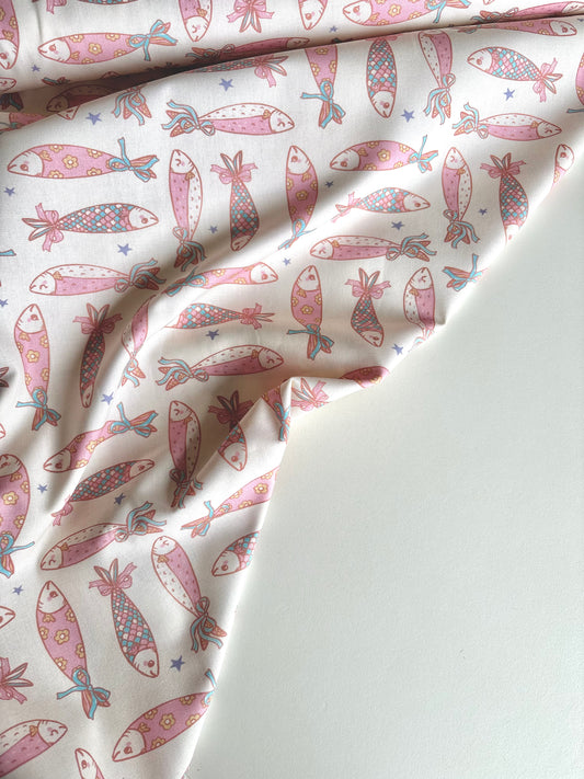 Gone Fishing Cotton Poplin