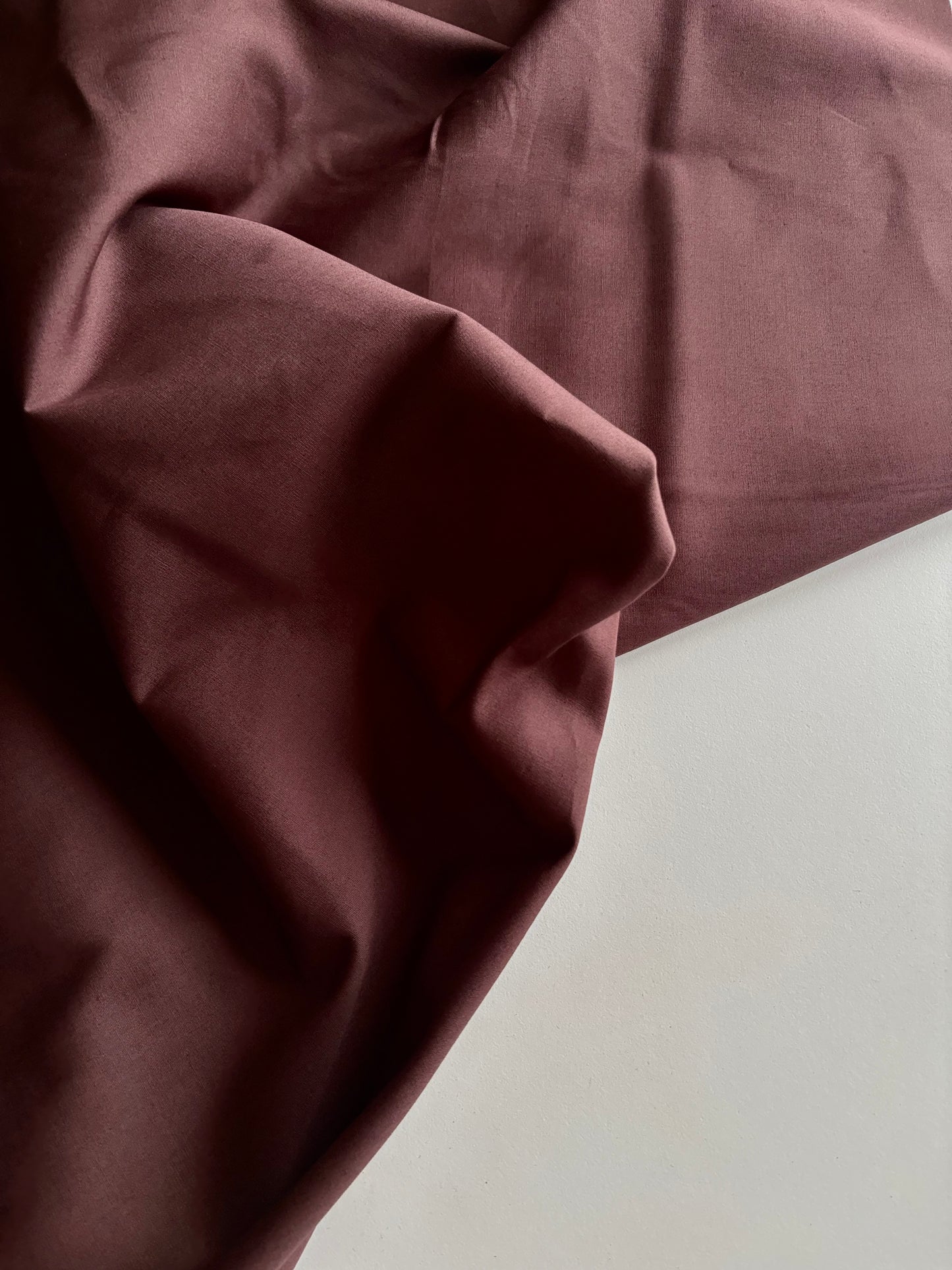 Chocolate Brown Cotton Poplin