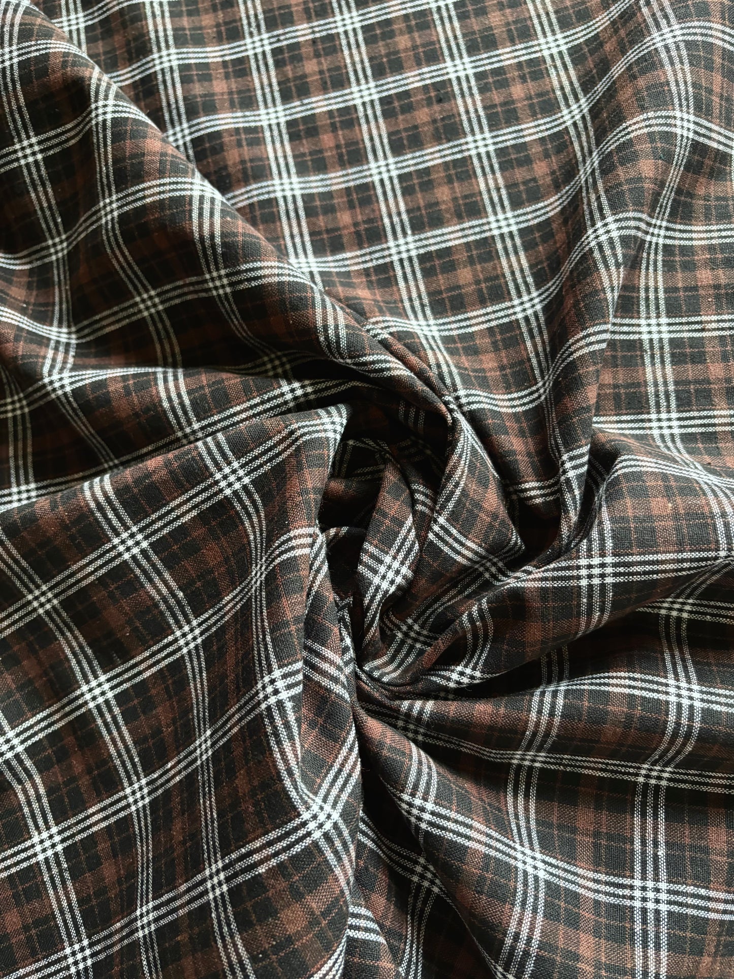 Brushed Check Polycotton