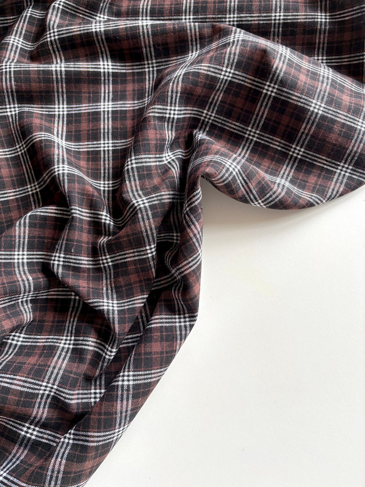 Brushed Check Polycotton