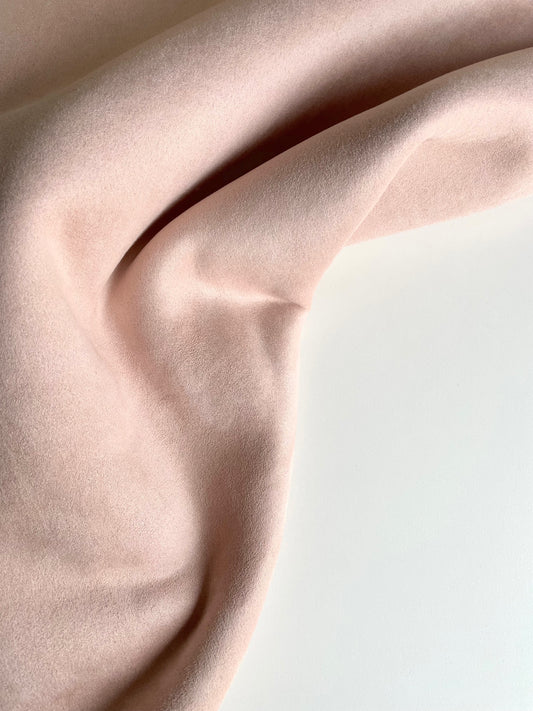 Sherpa Backed Suede - Pink