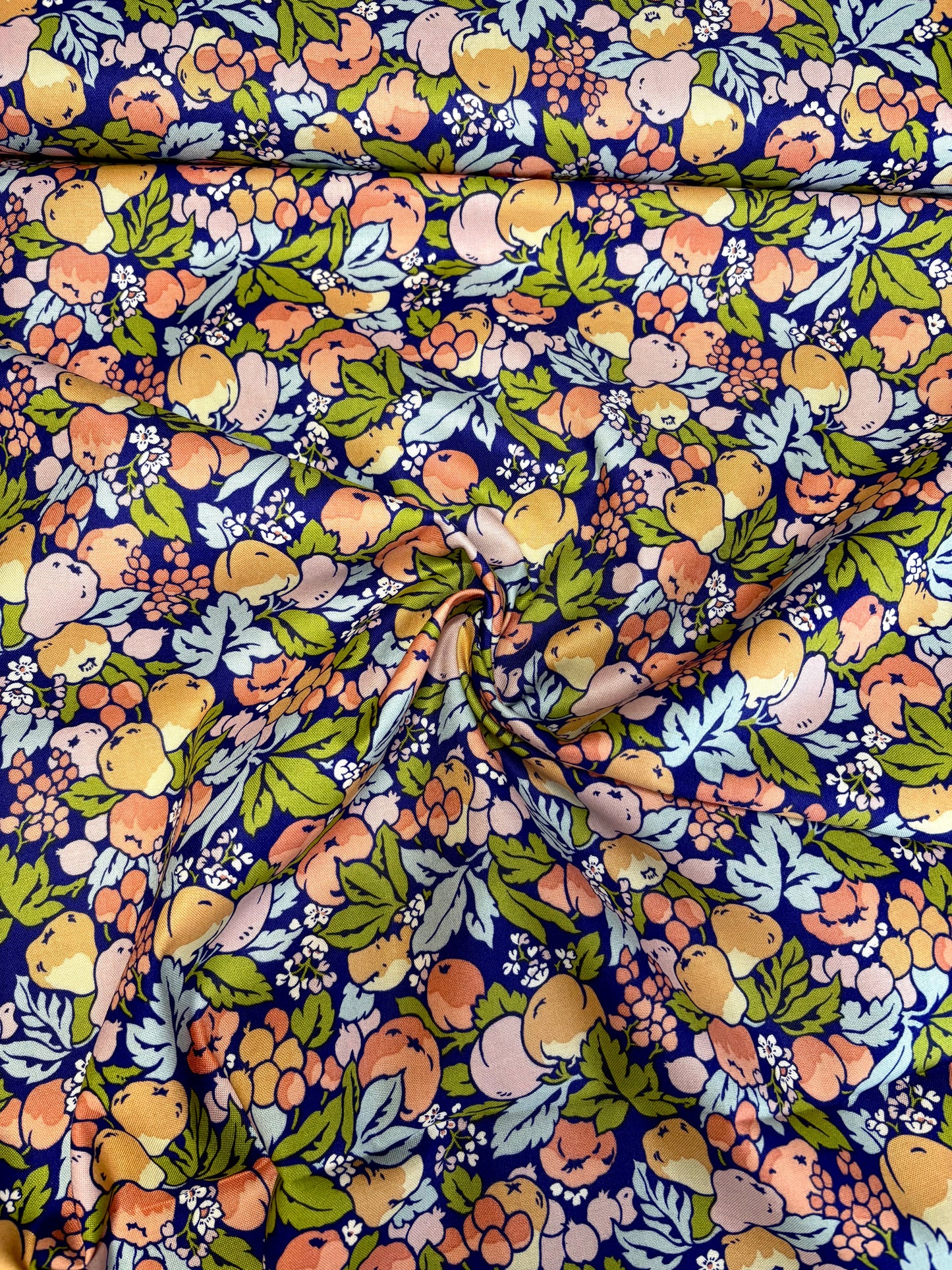 Tree Of Life Orchard Harvest - Liberty Quilting Cotton