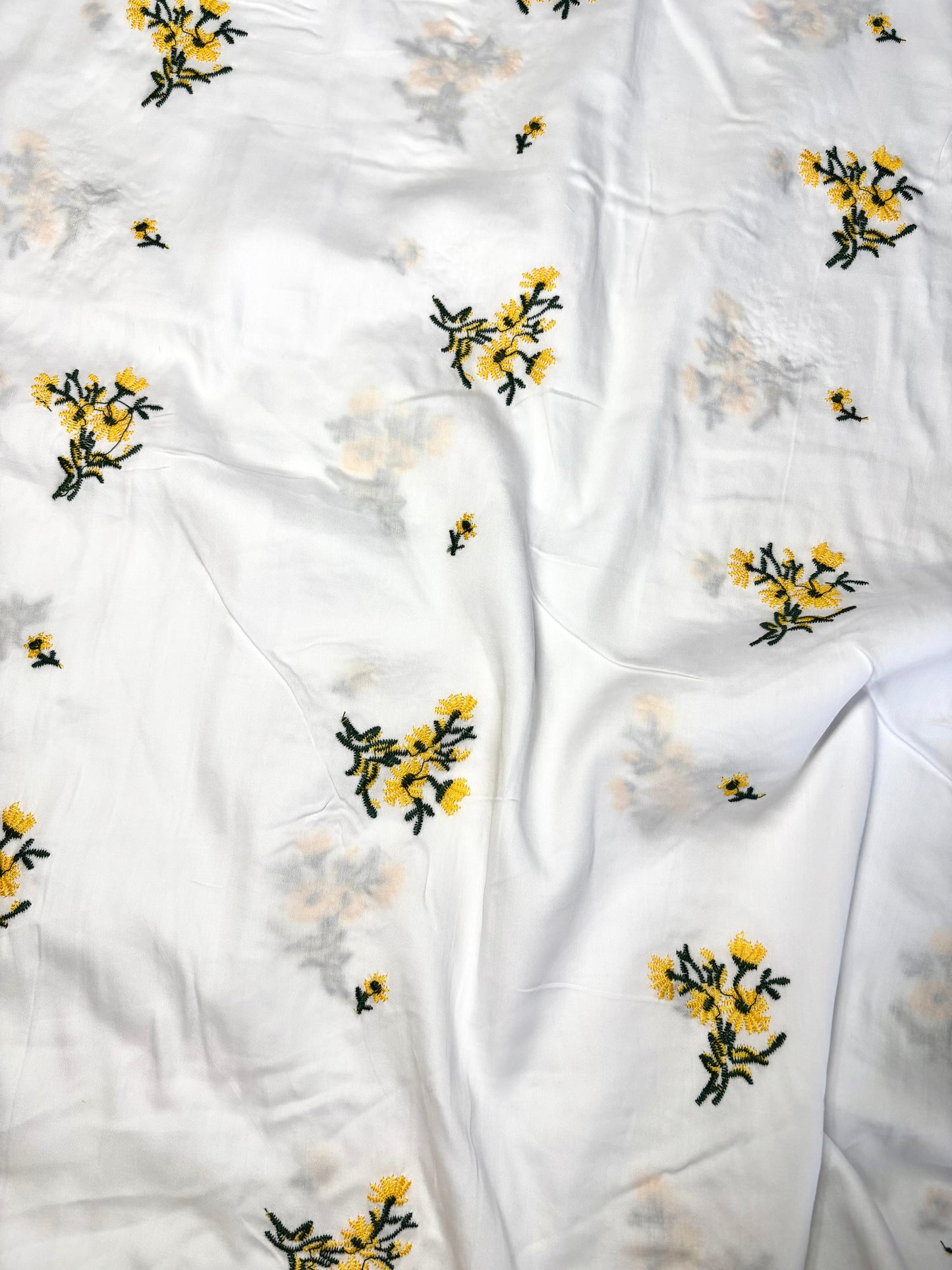 Spring Garden Embroidered Cotton
