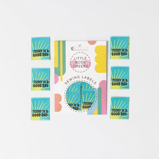 Today Is A Good Day Woven Labels - Little Rosy Cheeks