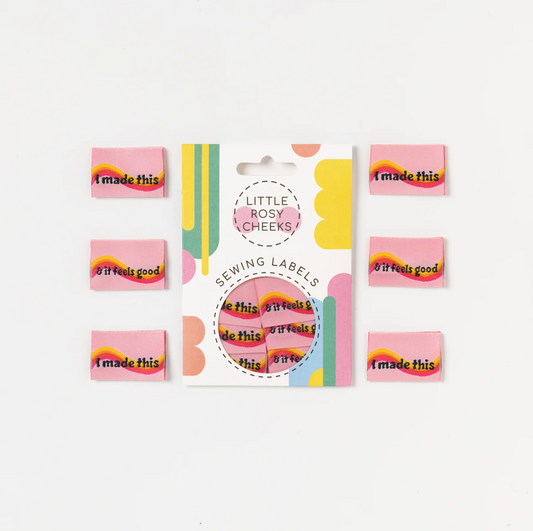 It Feels Good Woven Labels - Little Rosy Cheeks